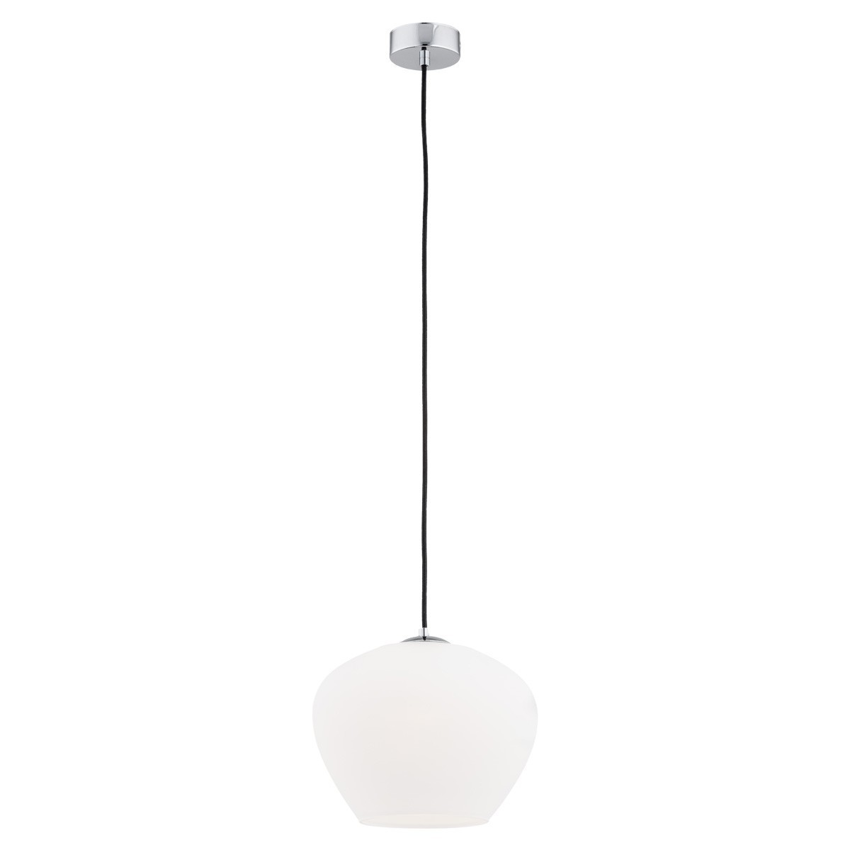 lampa wisząca 1 pł. większa KALIMERA kolor opal mat, chrom