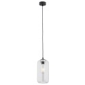 lampa wisząca 1 pł. KALIMERA kolor transparentny, czarny mat