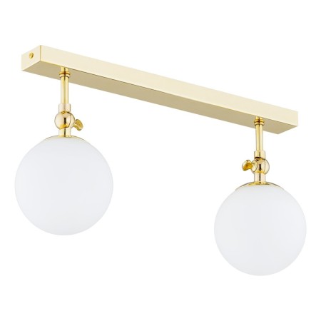 kinkiet 2 pł. LATINA kolor mosiądz, opal mat