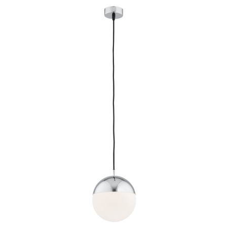 lampa wisząca 1 pł. większa LIVIA kolor opal mat, chrom