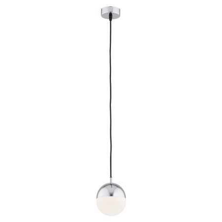 lampa wisząca 1 pł. mniejsza LIVIA kolor opal mat, chrom