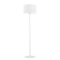 lampa podłogowa 1 pł. MAGIC kolor biały w szare gwiazdki, biały struktura