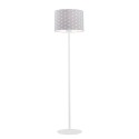 lampa podłogowa 1 pł. MAGIC kolor szary w białe gwiazdki, biały struktura