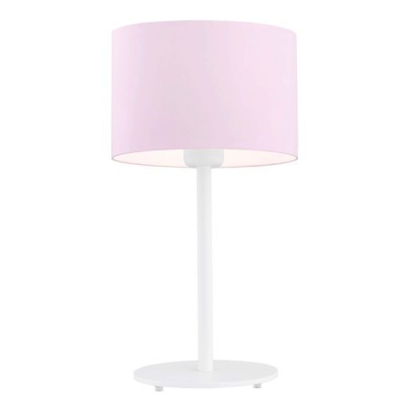 lampa stołowa 1 pł. MAGIC kolor róż, biały struktura