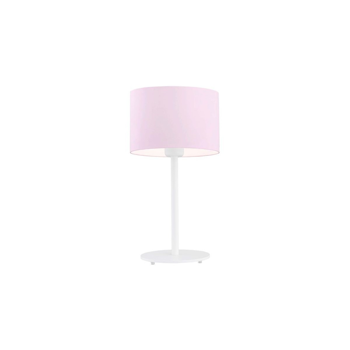 lampa stołowa 1 pł. MAGIC kolor róż, biały struktura