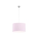 lampa wisząca 1 pł. MAGIC kolor róż, el. chromowane