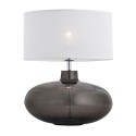 lampa stołowa 1 pł. SEKWANA  kolor biały, dymny