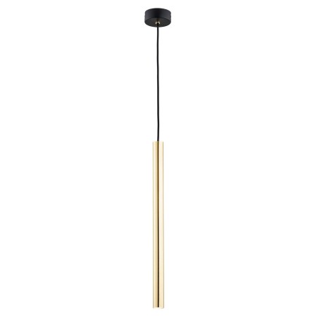 lampa wisząca 1 pł. SICILIA PLUS kolor mosiądz, czarny struktura