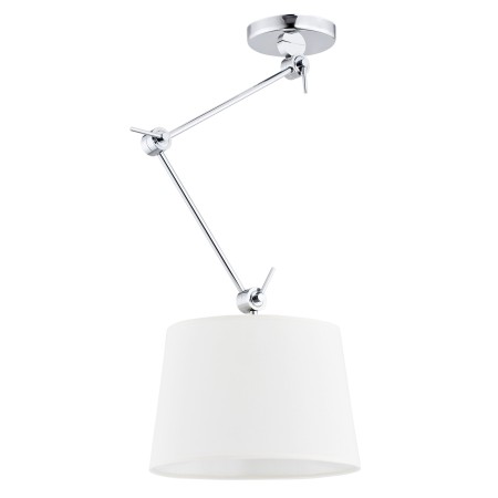 lampa wisząca 1 pł. ZAKYNTOS kolor biały, chrom
