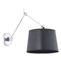 kinkiet 1 pł. ZAKYNTOS kolor czarny, chrom