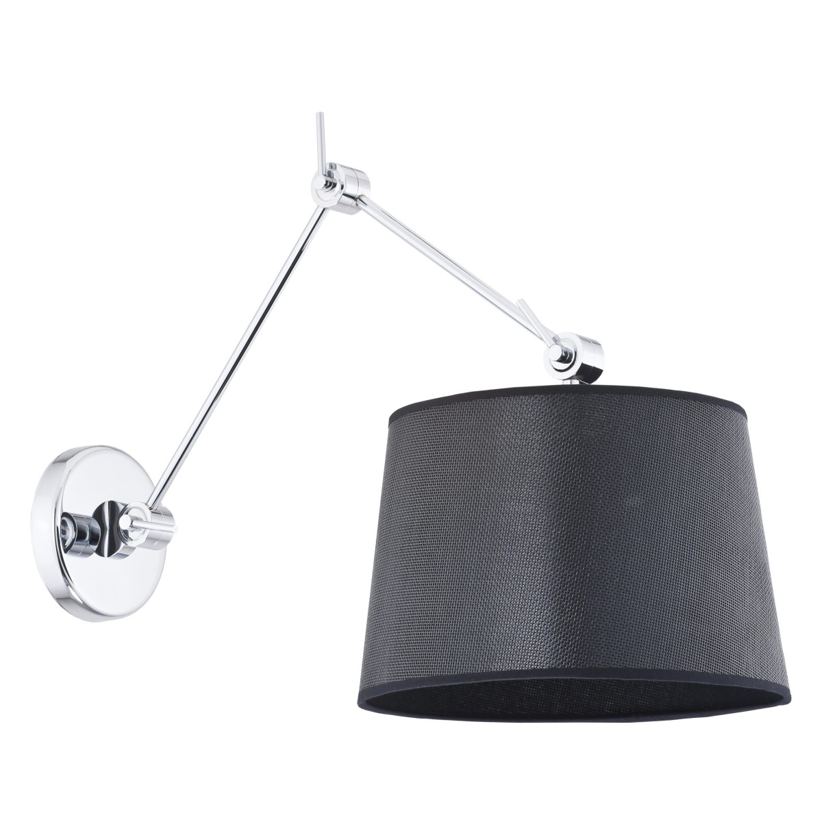 kinkiet 1 pł. ZAKYNTOS kolor czarny, chrom