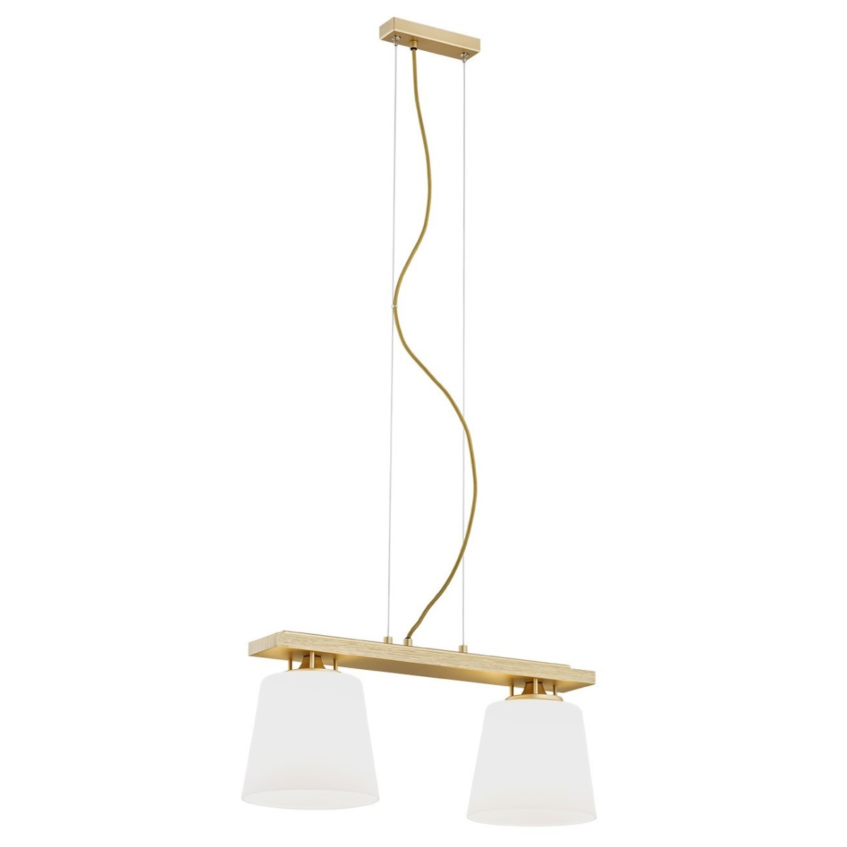 złota lampa Argon ARDEN 7151 lampa wisząca 2 pł.