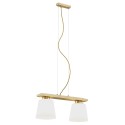 złota lampa Argon ARDEN 7151 lampa wisząca 2 pł.