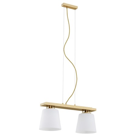 złota lampa Argon ARDEN 7151 lampa wisząca 2 pł.