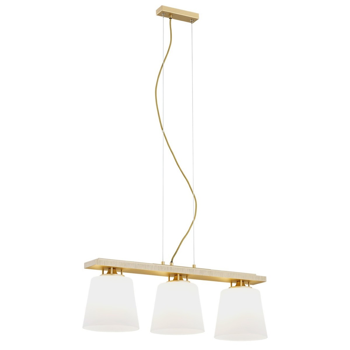 złota lampa Argon ARDEN 6250 lampa wisząca 3 pł.