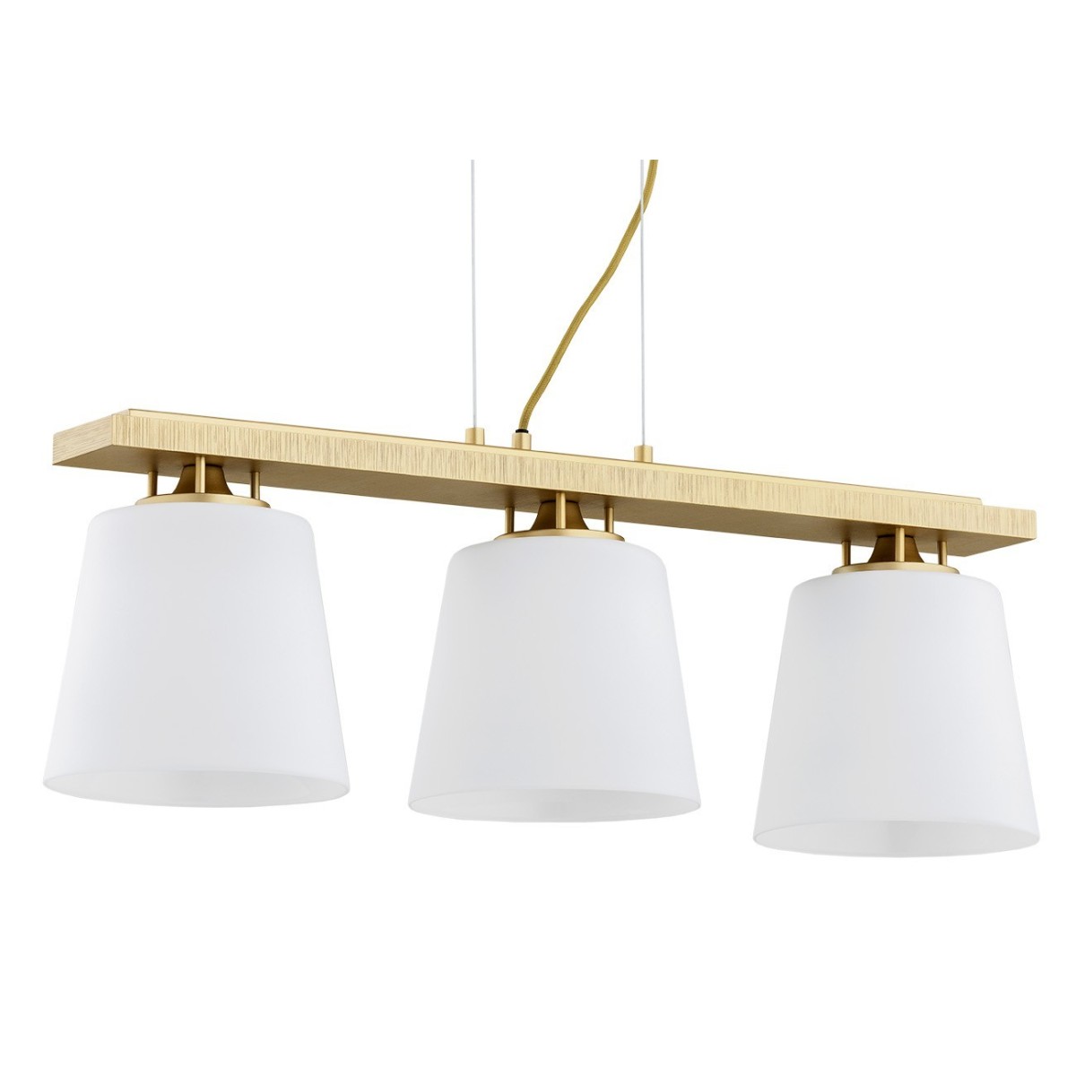złota lampa Argon ARDEN 6250 lampa wisząca 3 pł.