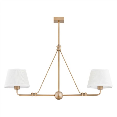 złota lampa Argon ATRANI 7176 żyrandol 2 pł.