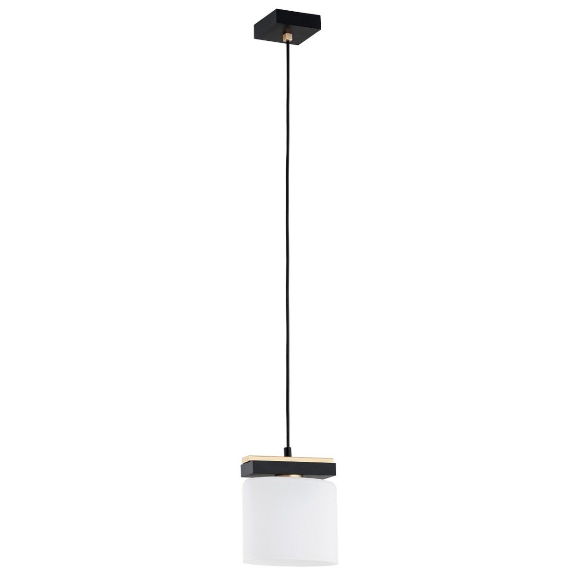 czarno /złota lampa Argon CANOA 8276 lampa wisząca 1 pł.