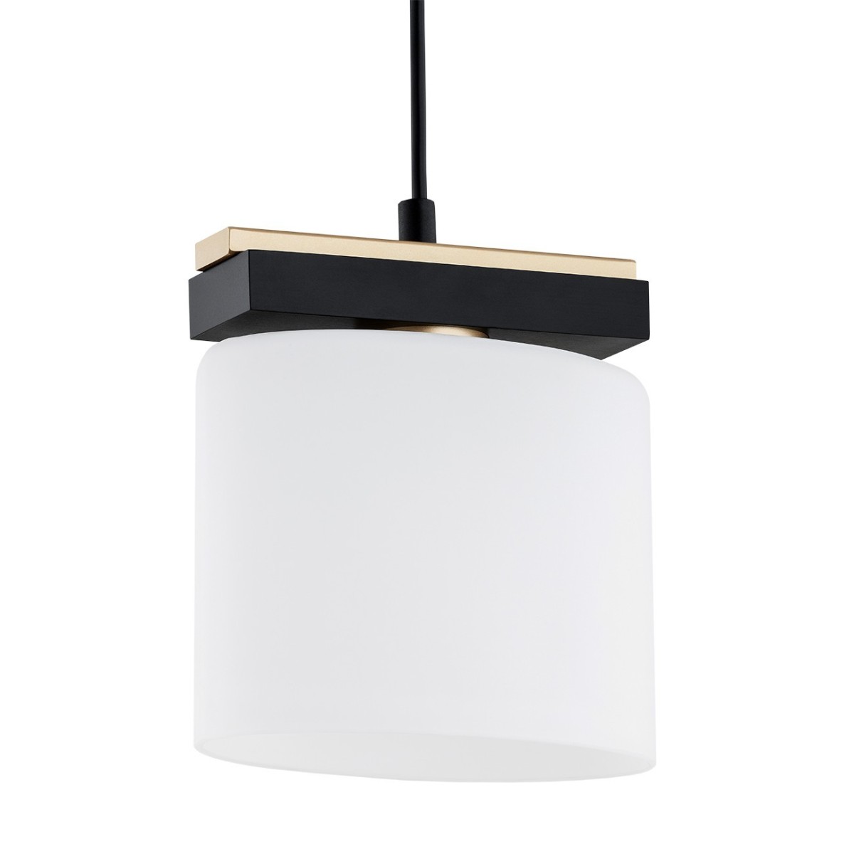 czarno /złota lampa Argon CANOA 8276 lampa wisząca 1 pł.