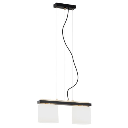 czarno /złota lampa Argon CANOA 7164 lampa wisząca 2 pł.