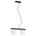 czarno /złota lampa Argon CANOA 7164 lampa wisząca 2 pł.
