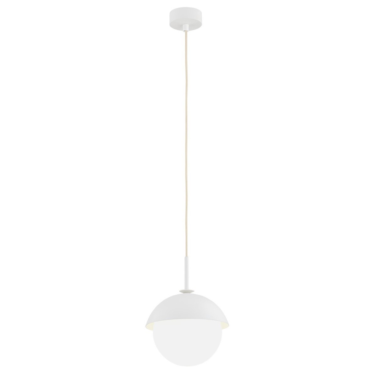 biała lampa Argon CAPPELLO 8294 lampa wisząca 1 pł.