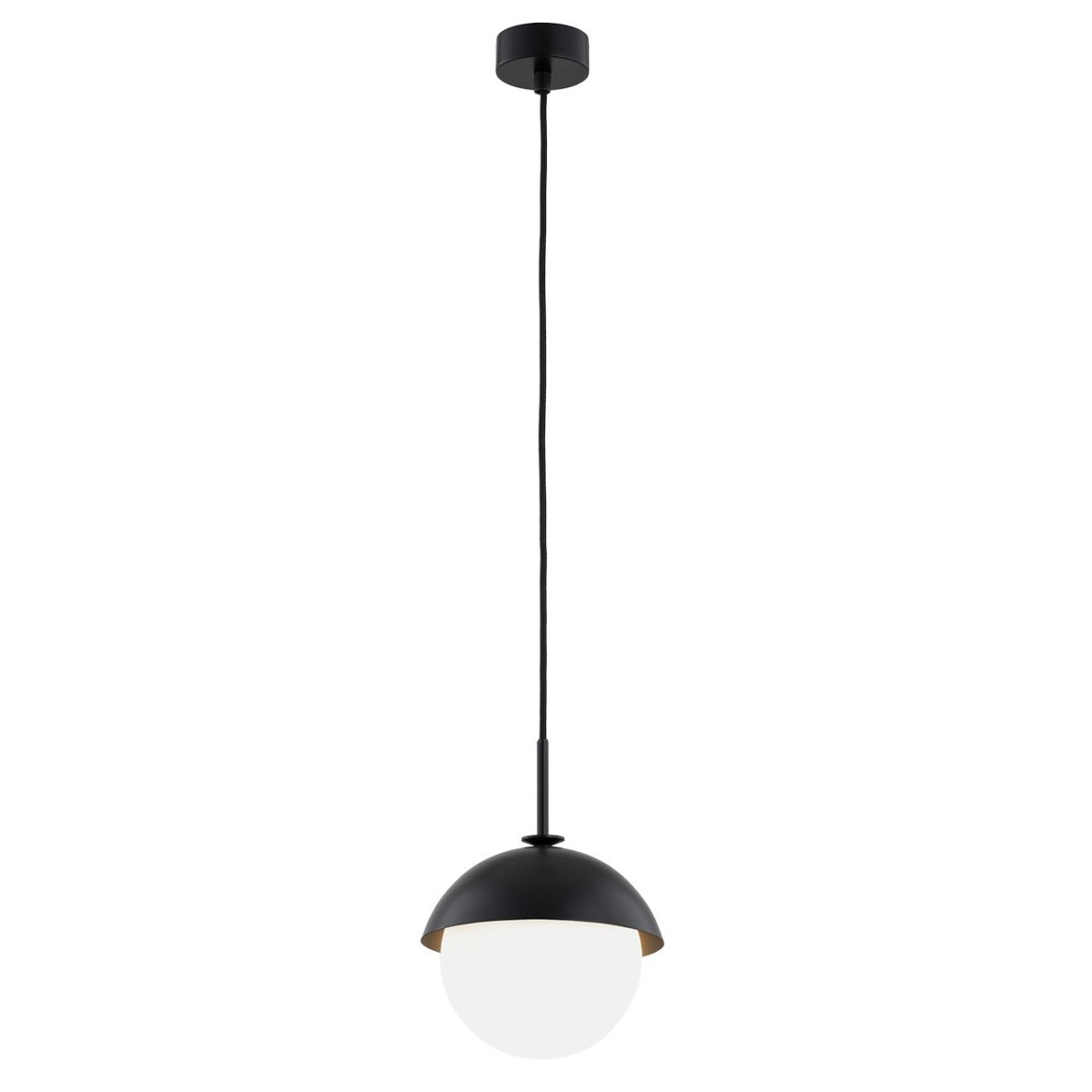 czarna lampa Argon CAPPELLO 8295 lampa wisząca 1 pł.
