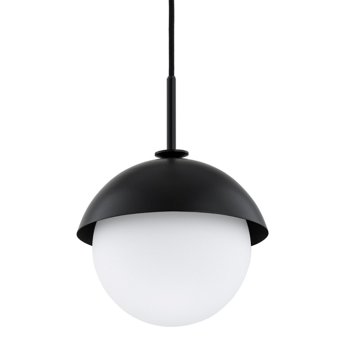 czarna lampa Argon CAPPELLO 8295 lampa wisząca 1 pł.