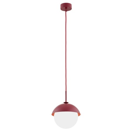 czerwona lampa Argon CAPPELLO 8296 lampa wisząca 1 pł.