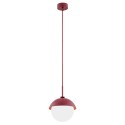 czerwona lampa Argon CAPPELLO 8296 lampa wisząca 1 pł.