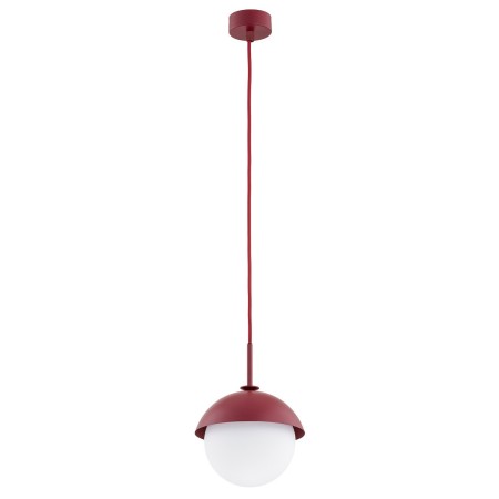 czerwona lampa Argon CAPPELLO 8296 lampa wisząca 1 pł.