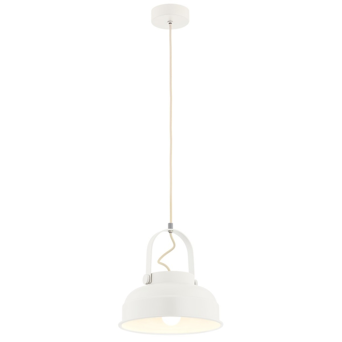 biała lampa Argon DAKOTA 8284 lampa wisząca 1 pł.