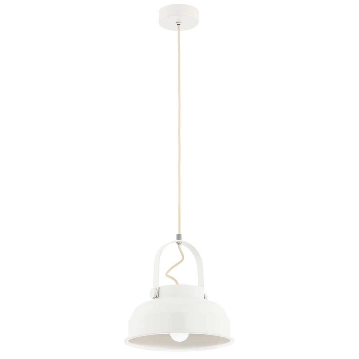 biała lampa Argon DAKOTA 8284 lampa wisząca 1 pł.