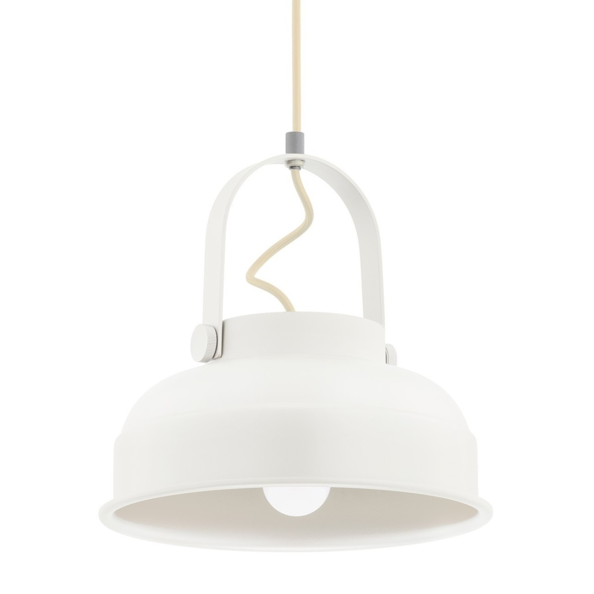 biała lampa Argon DAKOTA 8284 lampa wisząca 1 pł.