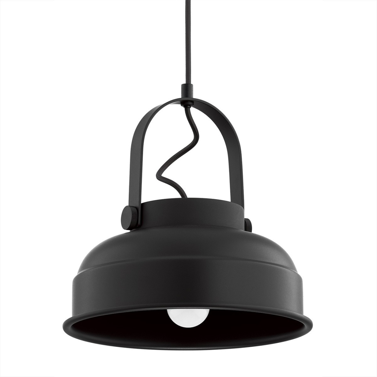 czarna  lampa Argon DAKOTA 8285 lampa wisząca 1 pł.