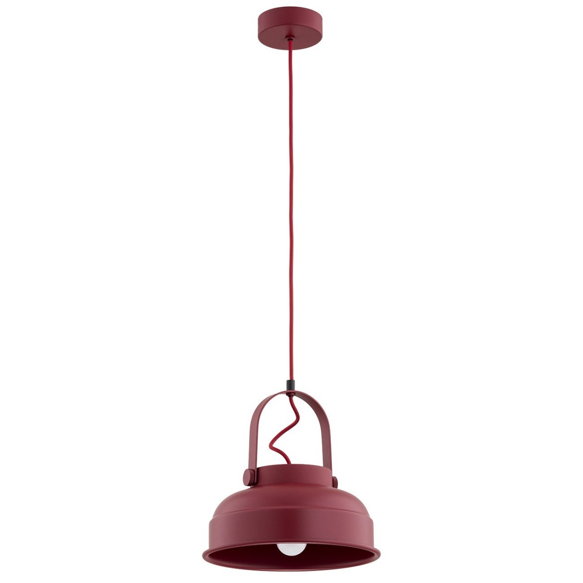 czerwona lampa Argon DAKOTA 8286 lampa wisząca 1 pł.