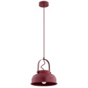 czerwona lampa Argon DAKOTA 8286 lampa wisząca 1 pł.