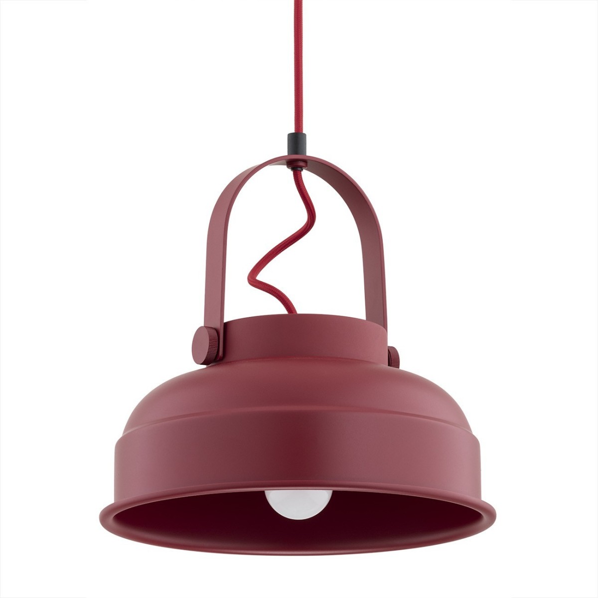 czerwona lampa Argon DAKOTA 8286 lampa wisząca 1 pł.