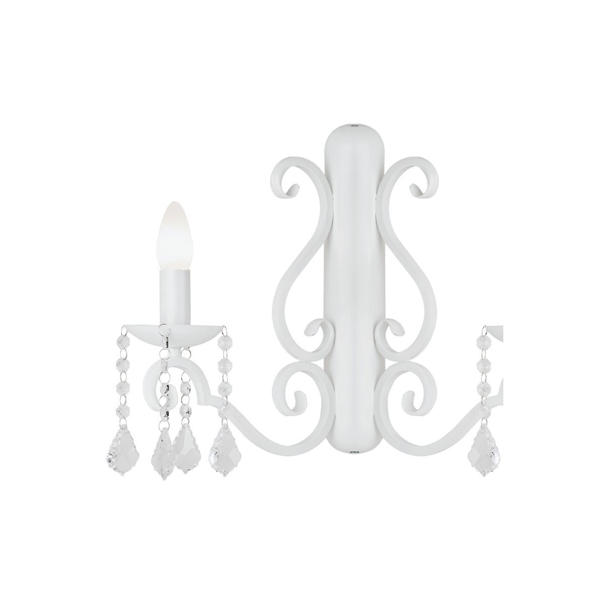 biała lampa Argon DIADEMA 7183 kinkiet 2 pł.