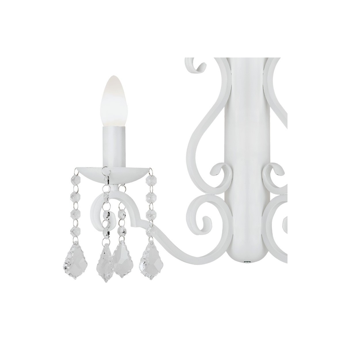 biała lampa Argon DIADEMA 7183 kinkiet 2 pł.