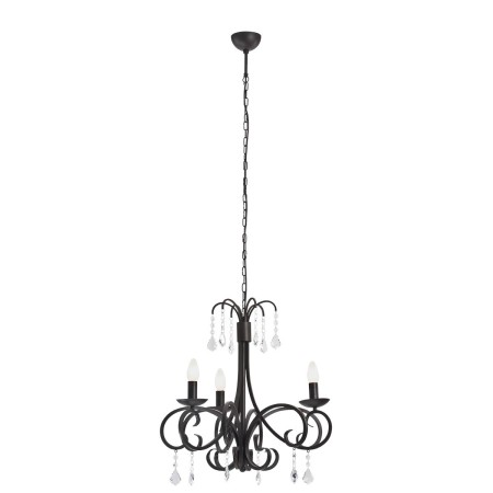 czarna  lampa Argon DIADEMA 6272 żyrandol 3 pł.