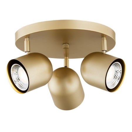 złota lampa Argon ISOLA 6249 plafon 3 pł.