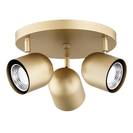 złota lampa Argon ISOLA 6249 plafon 3 pł.