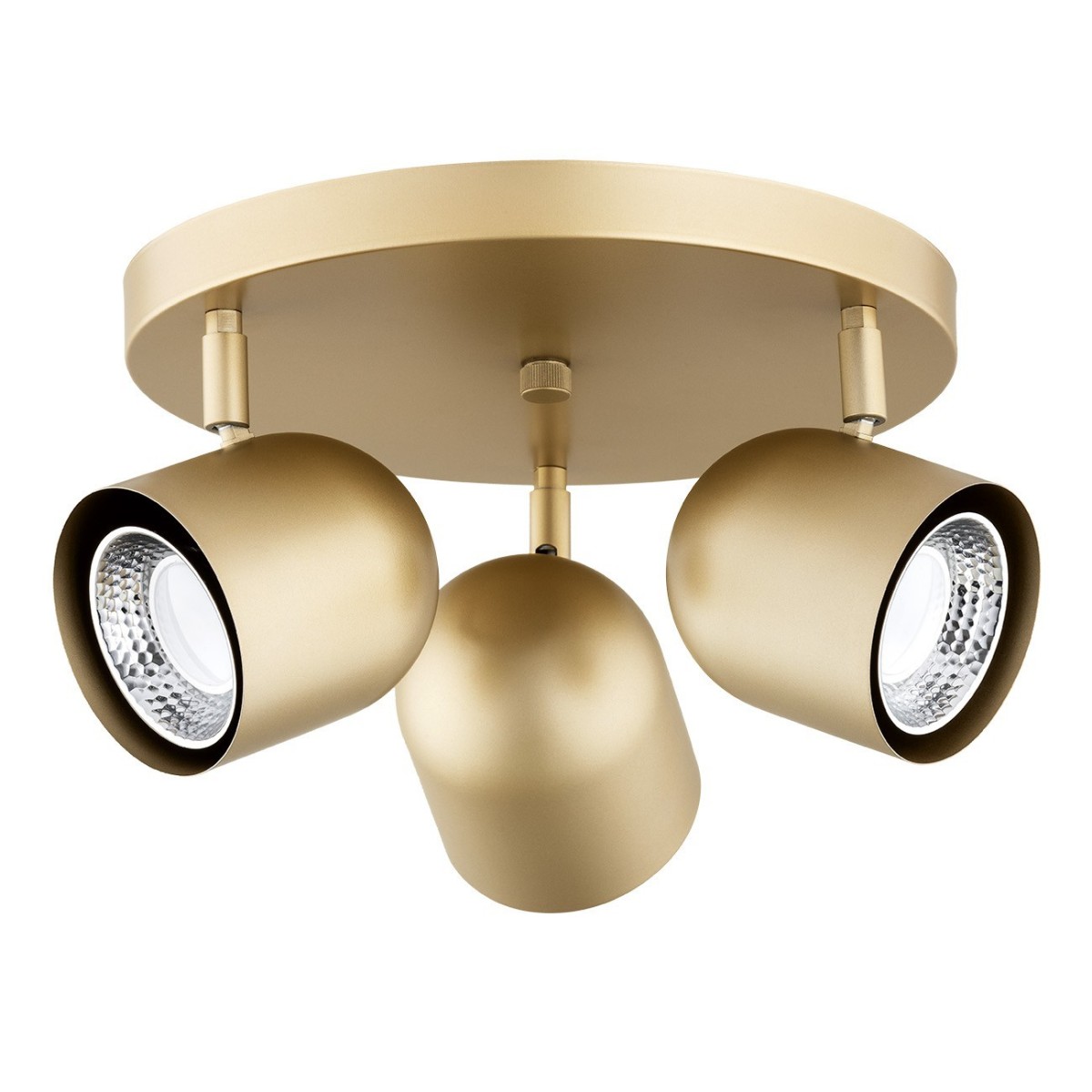 złota lampa Argon ISOLA 6249 plafon 3 pł.