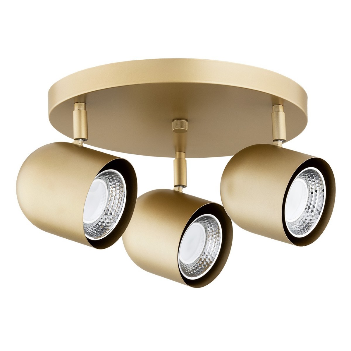 złota lampa Argon ISOLA 6249 plafon 3 pł.