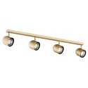 złota lampa Argon ISOLA 1810 plafon 4 pł.