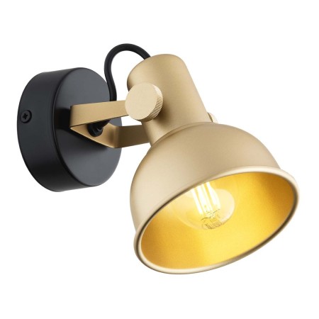czarna lampa Argon LENORA 8248 kinkiet / plafon 1 pł.