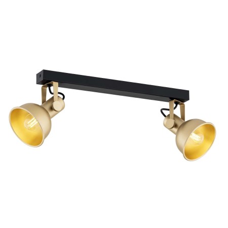czarna lampa Argon LENORA 7144 plafon 2 pł.