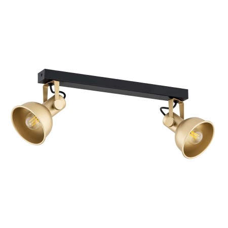 czarna lampa Argon LENORA 7144 plafon 2 pł.