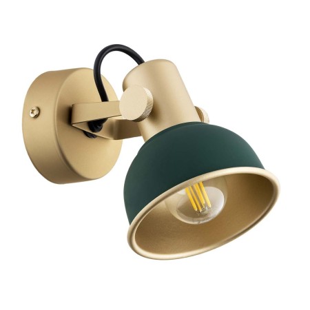 złota lampa Argon LENORA 8247 kinkiet / plafon 1 pł.